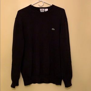 Men’s Lacoste Sweater Black size is 6 or Large